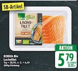 Lachsfilet von EDEKA Bio für 5,79 € bei E center im Angebot Lachsfilet von EDEKA Bio im aktuellen E center Prospekt