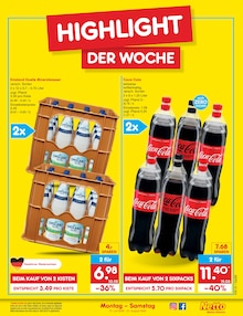 Coca Cola im aktuellen Netto Marken-Discount Prospekt (Bremen) Coca Cola im Netto Marken-Discount Prospekt "Aktuelle Angebote" mit 76 Seiten (Bremen)