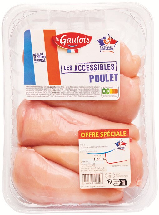 Le Gaulois Filets de poulet blanc Les Accessibles