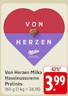 Von Herzen Milka Haselnusscreme Pralinés im Angebot bei EDEKA in Karlsruhe Von Herzen Milka Haselnusscreme Pralinés Angebote von Milka bei EDEKA Karlsruhe für 3,99 €