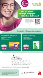 mea - meine apotheke Apotheken Prospekt der aktuellen Woche mit 4 Seiten, gültig von 01.10.2026 bis 31.10.2026, in Aitrach und Umgebung Aktueller mea - meine apotheke Apotheken Prospekt in Aitrach und Umgebung, "Unsere Oktober-Angebote" mit 4 Seiten, 01.10.2026 - 31.10.2026