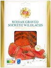 Aktuelles Kodiak Graved Sockeye Wildlachs Angebot bei REWE in Moers ab 3,79 €