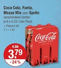 Aktuelles Coca Cola, Fanta, Mezzo Mix oder Sprite Angebot bei V-Markt in Regensburg ab 3,79 €