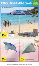 Promos Paravent dans le catalogue "Enfin les Vacances" de Carrefour Paravent en promo dans le catalogue Carrefour à la page 15
