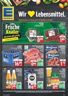 EDEKA Prospekt der KW 7 "Wir lieben Lebensmittel!" Aktueller EDEKA Prospekt "Wir lieben Lebensmittel!" Seite 1 von 28 Seiten