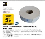 Bande à joint plaques de plâtre 150 ml nf en 13963 - ISOLPRO dans le catalogue Tout Faire