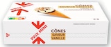 Super U Essert - Promo Cones glaces saveur vanille PRIX MINI Promo Cones glaces saveur vanille PRIX MINI à 1,94 € dans le catalogue Super U à Essert