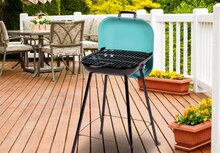 Barbecue charbon Ibiza Bleu - Carrefour à Orange Barbecue charbon Ibiza Bleu en promo chez Carrefour Orange à 19,99 €