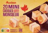 MINI CROQUEs-MONSIEUR JAMBON EMMENTAL SURGELÉS AUCHAN - AUCHAN dans le catalogue Auchan Hypermarché