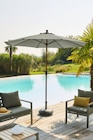 PARASOL DROIT EFFET BOIS Ø 2,7 M - GARDENSTAR en promo chez Auchan Hypermarché Villeneuve-d'Ascq à 44,99 €
