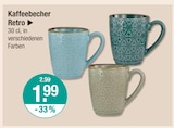 Kaffeebecher Retro von  im aktuellen V-Markt Prospekt für 1,99 €