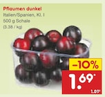 Pflaumen dunkel im Netto Marken-Discount Prospekt Pflaumen dunkel von im aktuellen Netto Marken-Discount Prospekt für 1,69 €