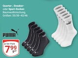 Quarter-, Sneaker- oder Sport-Socken Angebote von Puma bei GLOBUS Neuwied für 7,99 €