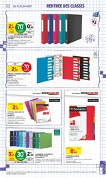 Prix et réduction Classeur dans le prospectus Intermarché en cours Offre Classeur dans le catalogue Intermarché du moment à la page 30