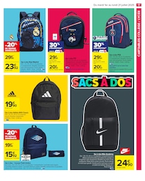 Offre Adidas dans le catalogue Carrefour du moment à la page 19