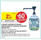 Liquide vaisselle mains savon noir et algues marines (b) - Briochin en promo chez Intermarché Versailles à 1,04 €