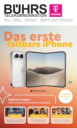 Telekom Partner Bührs Lingen Prospekt für Lingen mit 12 Seiten Telekom Partner Bührs Lingen Prospekt für Lingen: "Das erste faltbare iPhone", 12 Seiten, 01.11.2026 - 17.11.2026