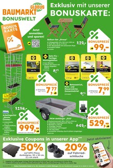 Gartenmöbel im Globus-Baumarkt Prospekt "Immer eine Idee besser" mit 16 Seiten (Düsseldorf)