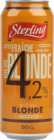 BIÈRE BLONDE STERLING - AUCHAN - Auchan Supermarché à Le Cannet BIÈRE BLONDE STERLING - AUCHAN en promo chez Auchan Supermarché Le Cannet à 0,56 €