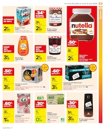 Offre Nutella dans le catalogue Carrefour du moment à la page 47