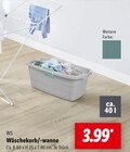 Wäschekorb/-wanne von W5 für 3,99 € bei Lidl im Angebot Wäschekorb/-wanne von W5 im aktuellen Lidl Prospekt