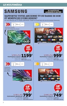 Promo Télévision dans le catalogue Hyper U du moment à la page 2