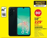 Galaxy A26EE 5G - SAMSUNG - Hyper U à La Rochelle Galaxy A26EE 5G - SAMSUNG en promo chez Hyper U La Rochelle à 229,00 €