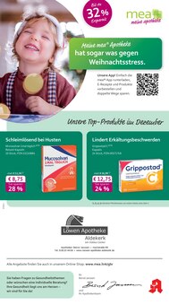 Aktueller mea - meine apotheke Prospekt (Geldern, 4 Seiten zum blättern mea - meine apotheke Prospekt Unsere Dezember-Angebote mit 4 Seiten