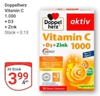 Vitamin C 1.000 + D3 + Zink bei GLOBUS im Prospekt "" für 3,99 €