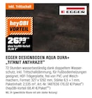 DESIGNBODEN AQUA DURA+ „TITANIT ANTHRAZIT“ Angebote von EGGER bei OBI Wetzlar für 26,99 €