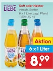 Saft oder Nektar von Frucht Liebe für 8,99 € bei Netto Marken-Discount im Angebot Saft oder Nektar von Frucht Liebe im aktuellen Netto Marken-Discount Prospekt