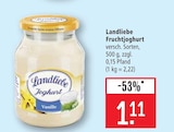 Fruchtjoghurt Angebote von Landliebe bei Marktkauf Neu-Ulm für 1,11 €
