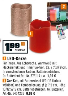 LED-Kerze bei OBI in Herford LED-Kerze im Angebot bei OBI Herford für 1,99 €