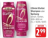 Shampoo im Angebot bei E center in Filderstadt Shampoo Angebote von L'Oréal Elvital bei E center Filderstadt für 2,99 €