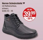 Herren Schnürstiefel im V-Markt Prospekt Herren Schnürstiefel von im aktuellen V-Markt Prospekt für 39,99 €