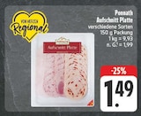 Aufschnitt Platte bei EDEKA im Prospekt "" für 1,49 €