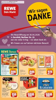 REWE Prospekt Dein Markt mit 34 Seiten