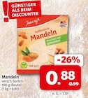 Markant Nordwest Marsberg - Kalifornische Mandeln Angebot im Prospekt Kalifornische Mandeln bei Markant Nordwest im Marsberg Prospekt für 0,88 €