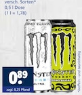 Aktuelles Energy Zero Sugar Angebot bei Getränkewelt in Duisburg ab 0,89 €