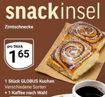 Aktuelle Kaffee Angebote bei GLOBUS in Bruchsal Aktuelles Zimtschnecke Angebot bei GLOBUS in Bruchsal ab 1,65 €
