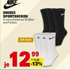 UNISEX SPORTSOCKEN Angebote von Nike bei Marktkauf Heilbronn für 12,99 €