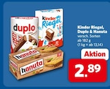 Riegel Angebote von Kinder bei combi Löhne für 2,89 €