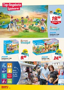 Playmobil im Rofu Kinderland Prospekt "Top Highlights für unterwegs und zuhause" mit 13 Seiten (Regensburg)