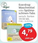 Waschmittel oder Spülmaschinen-Tabs von Everdrop für 4,79 € bei budni im Angebot Waschmittel oder Spülmaschinen-Tabs von Everdrop im aktuellen budni Prospekt