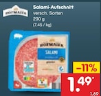 Salami-Aufschnitt im Angebot bei Netto Marken-Discount in Celle Salami-Aufschnitt Angebote von Hofmaier bei Netto Marken-Discount Celle für 1,49 €