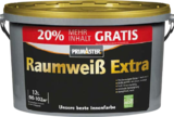 Raumweiß Extra bei Globus-Baumarkt im Ahrensfelde Prospekt für 45,00 €
