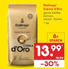 Aktuelle Kaffee Angebote bei Netto Marken-Discount in Detmold Aktuelles Crema d'Oro Angebot bei Netto Marken-Discount in Detmold ab 13,99 €