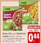 Aktuelles Spaghetti Bolognese oder Nudel-Schinken Gratin Angebot bei EDEKA in Mannheim ab 0,44 €