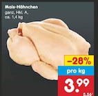 Mais-Hähnchen bei Netto Marken-Discount im Günthersleben-Wechmar Prospekt für 3,99 €