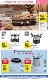 Promos Appareil Raclette dans le catalogue "PARTAGEONS LE GOÛT DU MIEUX MANGER" de Carrefour Market Appareil Raclette en promo dans le catalogue Carrefour Market à la page 15
